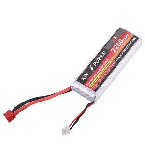 Batería LiPo Kin Power de 2200mAh 7.4V 2S para modelos de aviones, coches y barcos RC - Product Image 1