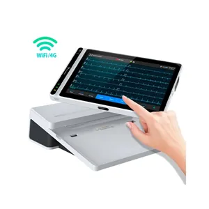 Mesin Kertas ECG layar sentuh, mesin ecg kertas timbal 3 6 9 12 dengan antarmuka komputer - Product Image 1