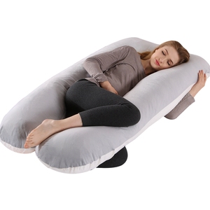 Apparence délicate coussin d'allaitement en forme de U confortable oreiller de <span class=keywords><strong>grossesse</strong></span> complet du corps pour le soutien de maternité de sommeil latéral - Product Image 3