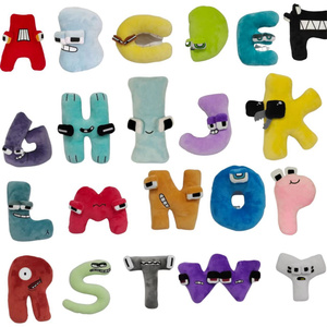 Juguete <span class=keywords><strong>de</strong></span> peluche con letras del alfabeto para niños, juguete <span class=keywords><strong>de</strong></span> felpa con 26 letras del alfabeto, A-Z ABCD - Product Image 6