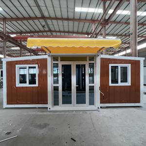 40FT*<span class=keywords><strong>2</strong></span> Espaces spacieux assemblés 144 ㎡   Maisonnette préfabriquée, maisonnette modulaire, maisonnette pliable, maisonnette extensible, maisonnette en conteneur - Product Image 1