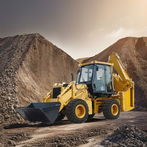 CE ISO TL30-25 OEM Frontlader 4WD Mini Towable Bagger lader 4080mm Max <span class=keywords><strong>Digging</strong></span> Depth Radlader für Russland inklusive Motor-SPS - Product Image 1