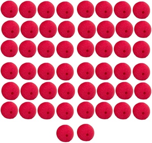 Usine d'éponges en mousse pour nez de clown rouge pour le carnaval - Product Image 1
