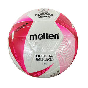 Pallone da Calcio Ufficiale Euro Cup Misura 5, Termosaldato a Doppio Strato in PU, Pallone da Calcio Molten con Logo Personalizzato, Pallone da Partita Laminato - Product Image 2