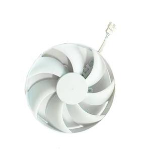 Ventilador de tarjeta gráfica de 105MM T129215BU CF1015U12D DC12V 0.55AMP para <span class=keywords><strong>ASUS</strong></span> <span class=keywords><strong>ROG</strong></span> <span class=keywords><strong>Strix</strong></span> <span class=keywords><strong>GeForce</strong></span> <span class=keywords><strong>RTX</strong></span> <span class=keywords><strong>4080</strong></span> <span class=keywords><strong>RTX</strong></span> 4090 versión OC blanca refrigeración - Product Image 6