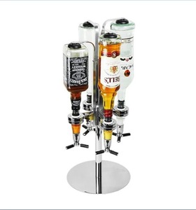 Rotary Tipo 4 ou 6 Cabeças Alumínio Suporte Stand Suporte Wall Dispenser Bebidas Licor Wine Bar <span class=keywords><strong>Butler</strong></span> Para Vinho Tinto Beer - Product Image 3