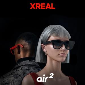 Gafas Inteligentes de RA <span class=keywords><strong>XREAL</strong></span> <span class=keywords><strong>Air</strong></span> 2 con Pantalla Micro-OLED Proyección Gigante Portátil Conexión Directa a Consola de Juegos Hardware de RA Portátil - Product Image 2