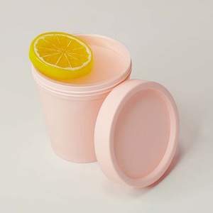 Luxury Cosmetic FacialMask Jar 50g 100g 200g Black White Pink Yellow Green Plastic PP Cosmetic Cream Jar for Body Butter - Product Image 4