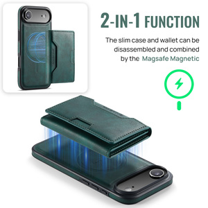 LeYi <span class=keywords><strong>Custodia</strong></span> 2 in 1 in Pelle PU per <span class=keywords><strong>iPhone</strong></span> 15 16 17 Pro Max, Cover Lusso Business con <span class=keywords><strong>Portafoglio</strong></span> Magnetico Rimovibile - Product Image 4