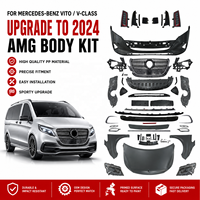 Kit d'accessoires de carrosserie JC Wholesales Factory Upgrade pour Mercedes-Benz Vito Classe V, avec phares AMG 2024 et calandre de pare-chocs avant