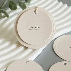 New Factory Free Logo Design Benutzer definierte Marke Name Kleidung Swing Tags Kleidungs stück Kleidung Tags Etiketten Hang Tag für Kleidung - Product Image 1