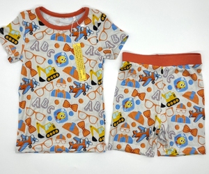 Verano moda bebé 2 uds conjunto manga corta Niño ropa <span class=keywords><strong>de</strong></span> dormir transpirable ropa <span class=keywords><strong>de</strong></span> bebé 2 uds - Product Image 1