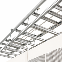 Plateau de câblage en alliage d'aluminium avec surface anodisée pour la gestion des lignes électriques dans la construction industrielle