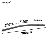 Grosir harga rendah Hitam Perak 22mm 7/8 ''setang sepeda motor setang Universal