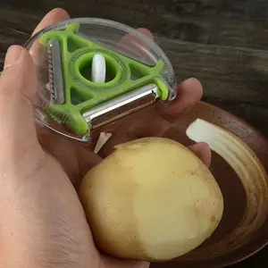 Drie-In-een Multifunctionele Dunschiller Huishouden Aardappel Versnipperd Peeling Groentesnijder Aardappel Dunschiller Keuken Gadget Accessoires
