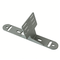 Support de montage en tôle perforée réglable sur mesure OEM, fabrication en acier inoxydable par découpe laser, pliage et soudage