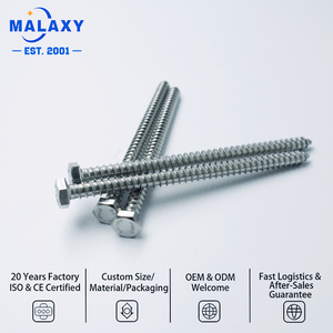 Vis autotaraudeuses à tête hexagonale sur mesure Malaxy, fabriquées selon un dessin, pour le montage de panneaux solaires photovoltaïques - Product Image 1