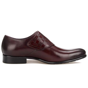 British Men's Evergreen <b>Waterproof</b> Genuine Leather Oxford Handmade Wedding Formal Business Casual <b>Shoes</b> Anti-Slip Buckle Straps - Product Image 5