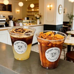 Gobelets en plastique PP jetables personnalisés avec logo d'usine 16/18/20/22/24oz Impression personnalisée pour café à bulles, smoothies, gobelets personnalisés - Product Image 2