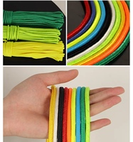 Cordon en macramé en nylon tressé enduit durable pour la maison, couleur personnalisée, diamètre 6 mm, pour sacs, vêtements et chaussures