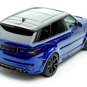 Kit carrosserie en fibre de carbone pour Range Rover Sport MSY, comprenant un diffuseur avant, un spoiler et un capot de style MSY. - Product Image 5