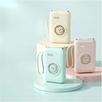 Designs mignons, logos personnalisés, chargeur super rapide, grande capacité, câble d'alimentation mobile, ensemble d'alimentation portable universel pour téléphone portable
