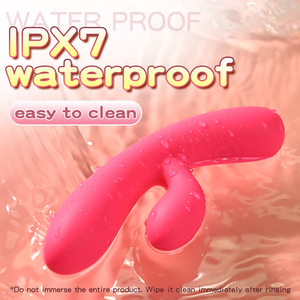 Vibratore <span class=keywords><strong>Rabbit</strong></span> in Silicone a Doppia Vibrazione Impermeabile per Stimolazione Clitoridea, Giocattolo per Masturbazione Femminile, Vendita Diretta dal Produttore - Product Image 3