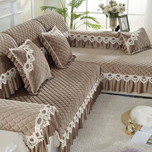 Yongho hiện đại pháp đơn giản mùa đông chống trượt cắt đôi ghế sofa ghế sofa co giãn đệm chống trượt sofa Bìa - Product Image 2