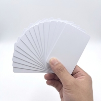 Carta Bianca in PVC Personalizzata Formato Carta di Credito CR80 con Stampa a Trasferimento Magnetico, per Tessere Associative e Aziendali, con Scatola e Goffratura