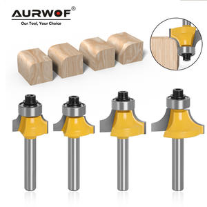 ชุดเครื่องตัดมุมสี่ชิ้นแบบไม่เคลือบสีสว่าง6/6 35มม. สำหรับงานกัดและตัดแต่งงานไม้ - Product Image 4