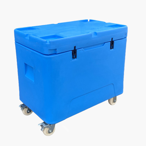 Glacière thermique rotomoulée 330L, sac isotherme pour glace sèche, chaise-congélateur, stockage de poisson, double compartiment, écologique, panneau solaire, portable - Product Image 1