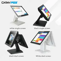 CARAV Günstige Touchscreen Pos Registrier kasse Dual Screen Terminal All In One Pos System