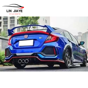 Pièces détachées pour <span class=keywords><strong>Honda</strong></span> <span class=keywords><strong>Civic</strong></span> <span class=keywords><strong>Type</strong></span>-<span class=keywords><strong>R</strong></span> 2016-2018 Kits carrosserie Sedan <span class=keywords><strong>Civic</strong></span> Pare-chocs avant Pare-chocs arrière Grille Jupes latérales Matériau PP - Product Image 2