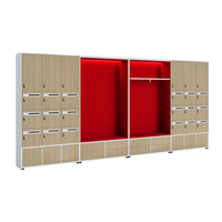 Mobilier de bureau commercial personnalisé vitrine bibliothèque classeur en bois tiroir porte ouverte classeur de stockage