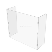 Table de comptoir diviseur acrylique support de protection contre les éternuements en acrylique transparent garder les barrières de protection en acrylique en toute sécurité
