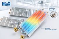 Échangeur de chaleur de précision en aluminium pour système de refroidissement de chiller, plaque froide liquide pour brochage laser à fibre, refroidissement par eau sur mesure