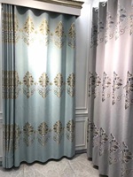 Nouveau design, tissu de rideau jacquard tissé respirant et teint, poids lourd, textile de maison décoratif, directement de l'usine