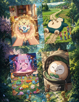 YQ Wholesale Hot Selling Poke Cool and Exquisite Anime Art Board sealed Blind Box Collectible Qualita Fan Art Games Gift