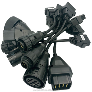 Lot de connecteurs 8 en 1 pour TCS Plus pour ancienne voiture avec câbles d'alimentation, pas cher, jeu complet de câbles de voiture pour <span class=keywords><strong>DS150E</strong></span> - Product Image 1