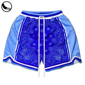 BETHERIVAL Summer <b>Men</b> Quality <b>Long</b> Orange Black Mesh Custom 90s Blue Lighting Youth Vintage Private <b>Shorts</b> - Product Image 1