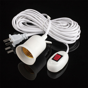 Kit de cables de lámpara de Suecia personalizado, <span class=keywords><strong>enchufe</strong></span> de luz E27 <span class=keywords><strong>y</strong></span> abrazadera, Base de <span class=keywords><strong>enchufe</strong></span> de lámpara E27 de noche pequeña <span class=keywords><strong>con</strong></span> <span class=keywords><strong>interruptor</strong></span> de <span class=keywords><strong>portalámparas</strong></span> de <span class=keywords><strong>enchufe</strong></span> europeo - Product Image 5