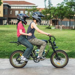 OEM Nueva gran oferta Potente Bicicleta eléctrica de asiento ancho de 20*4,0 pulgadas Neumático gordo para montar en carretera Vintage Ebike Amortiguador completo Bicicleta eléctrica de asiento ancho - Product Image 3