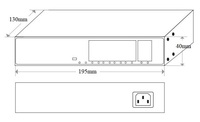 ONV Hot Selling Unmanaged 10/100M Gigabit Uplink PoE Switch untuk Sistem Keamanan ONV-H1108PGL