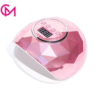 Vente flash - Séchoir à ongles puissant F6 86W, écran LCD coloré arc-en-ciel, lampe UV pour gel à ongles, lampe LED UV pour manucure, pour salon de manucure