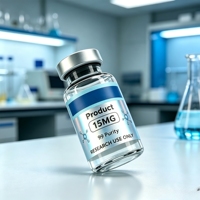 Étiquettes personnalisées pour flacons de peptides résistants au congélateur, estampage à chaud feuille d'or, 1 ml, 10 ml, pour la recherche scientifique et le stockage