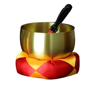 모조리 노래 그릇 구리-BNT 뜨거운 기도 명상 불교 그릇 티벳 노래 그릇 8 인치
