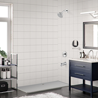 Juego de mezclador de ducha montado en la pared, grifo de ducha de baño, gran oferta americana