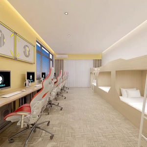 Tiroirs de rangement de <span class=keywords><strong>lit</strong></span> tatami minimaliste moderne, boîte haute rembourrée douce pour chambre d'enfant - Product Image 4