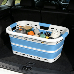 <span class=keywords><strong>Cesto</strong></span> per Bucato Pieghevole di Alta Qualità 50L, Resistente e Antiscivolo, per Conservazione Vestiti Sporchi, Accessori per Lavanderia, Novità - Product Image 2