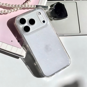 Polvo de brillantina transparente fino, adecuado para la funda del iPhone 17 Pro Max, para la funda protectora gruesa de alta gama de Apple 16, suave para el 15 - Product Image 4
